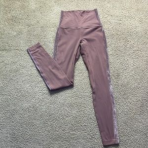 Lululemon Pink Velvet Special Edition Leggings